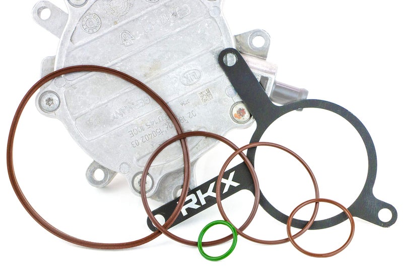 RKX Lifetime 2.0T Vacuum Pump Re-Seal Rebuild Kit Compatible with VW Audi 2.0 T MKv B6 B7 Gasket - Image 1